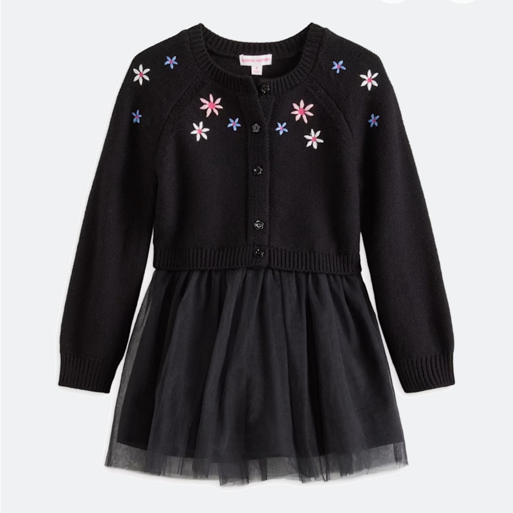 Tutu cardigan dress